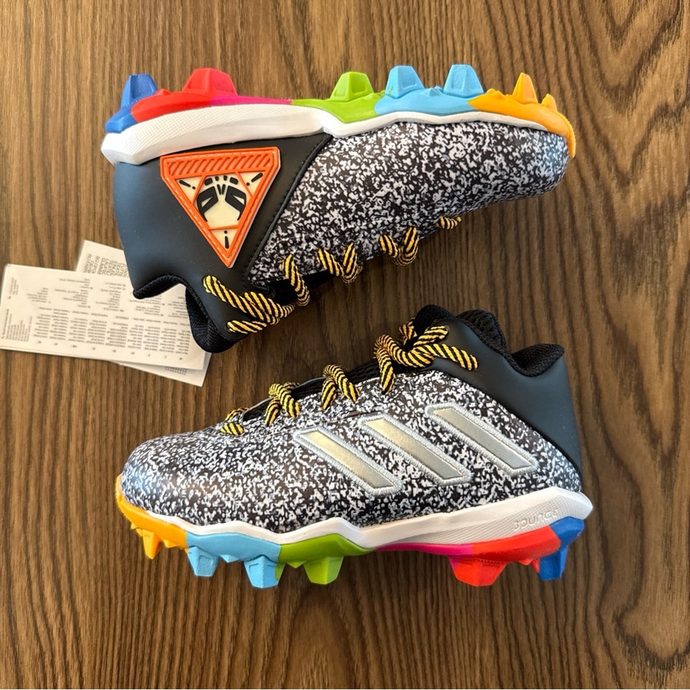 Size 10K Youth Junior Adidas Freak Mid J Football Cleats EH3402 NEW